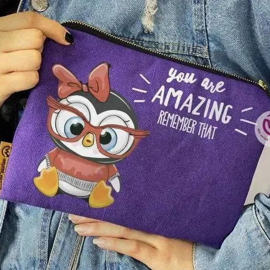 Makeup & Pencil Case - Owl-A - WE PRINT