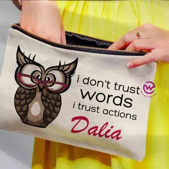 Makeup & Pencil Case-Owl-C - WE PRINT
