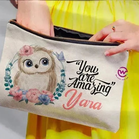 Makeup & Pencil Case-Owl-C - WE PRINT