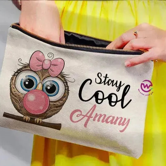 Makeup & Pencil Case-Owl-C - WE PRINT