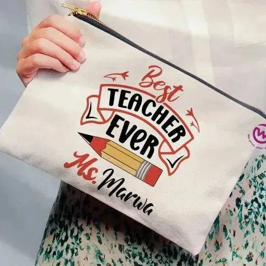 Makeup & Pencil Case-Teachers - WE PRINT