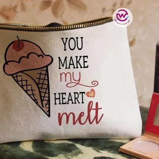 Makeup & Pencil Case- Valentine's Day - WE PRINT