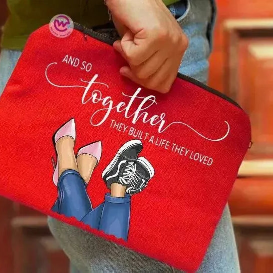 Makeup & Pencil Case-Valentine's - WE PRINT