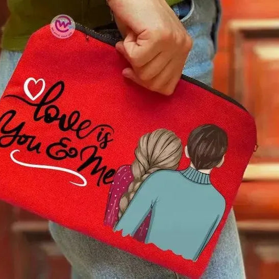 Makeup & Pencil Case-Valentine's - WE PRINT