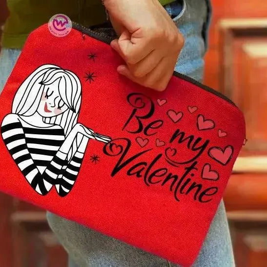Makeup & Pencil Case-Valentine's - WE PRINT