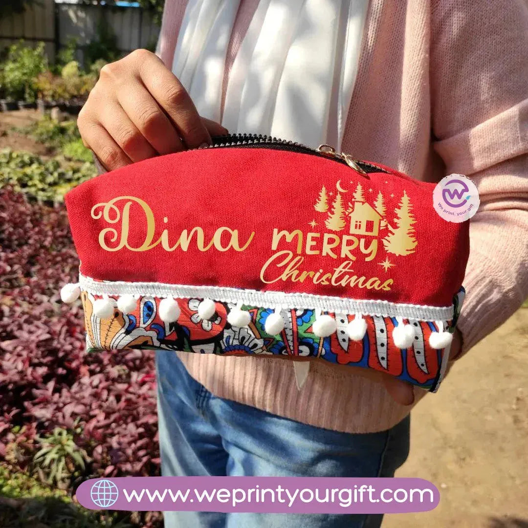 Makeup Pouch Bag-Christmas - WE PRINT