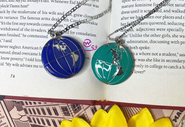 Map necklace - WE PRINT