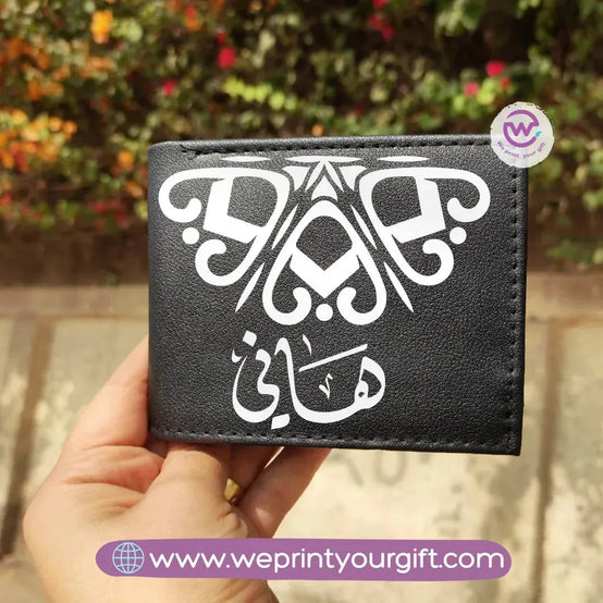 Men Leather Wallet-Arabic Names - WE PRINT