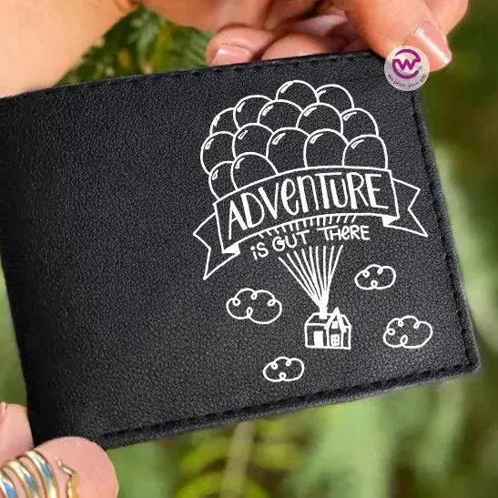 Men Leather Wallet- Love is -A - WE PRINT