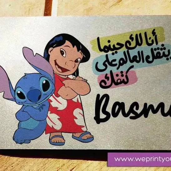 Metal Wall Sign -Stitch (Lilo & Stitch) - WE PRINT
