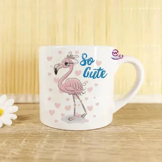 Mini-Mug -Flamingos - WE PRINT