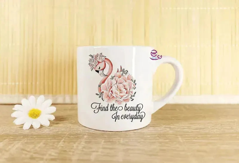Mini-Mug -Flamingos - WE PRINT