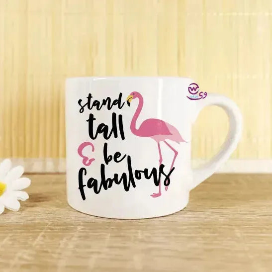 Mini-Mug -Flamingos - WE PRINT