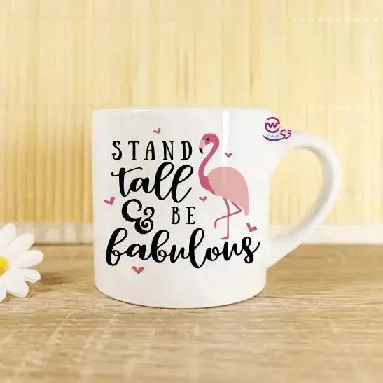 Mini-Mug -Flamingos - WE PRINT