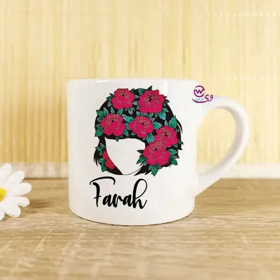 Mini-Mug -floral Names - WE PRINT
