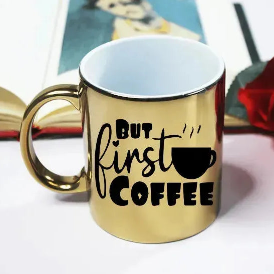 Mirror Ceramic Mug - Coffee Lovers - WE PRINT
