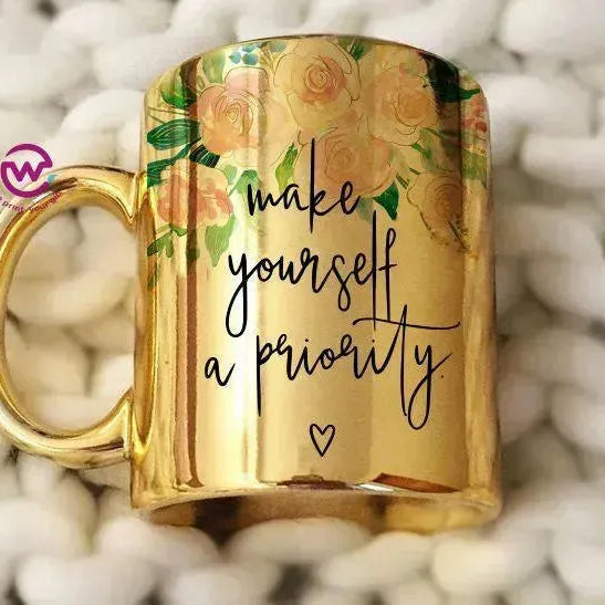 Mirror Ceramic Mug -Motivational designs - WE PRINT