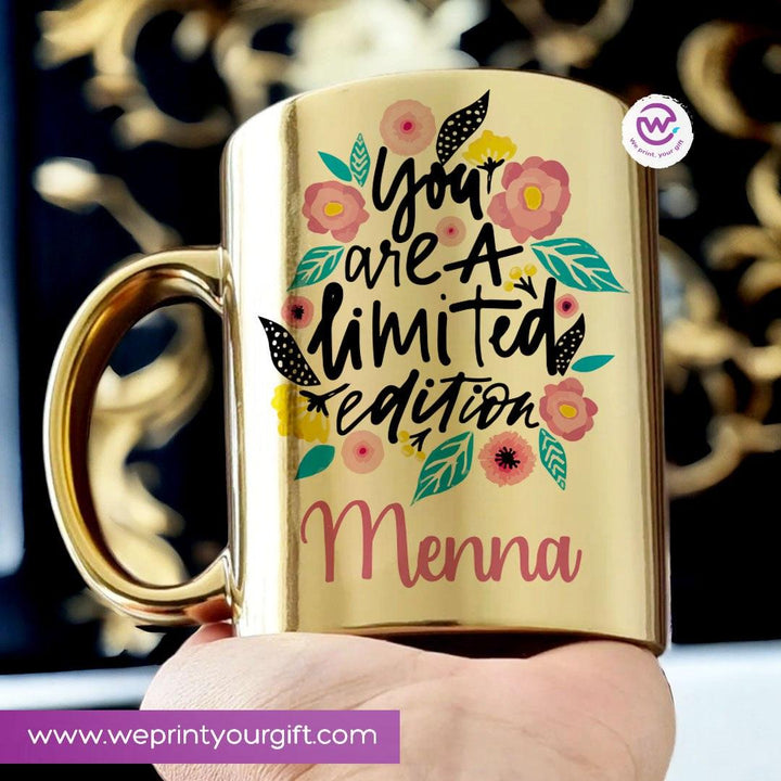 Mirror Ceramic Mug -Motivational quotes-A - WE PRINT