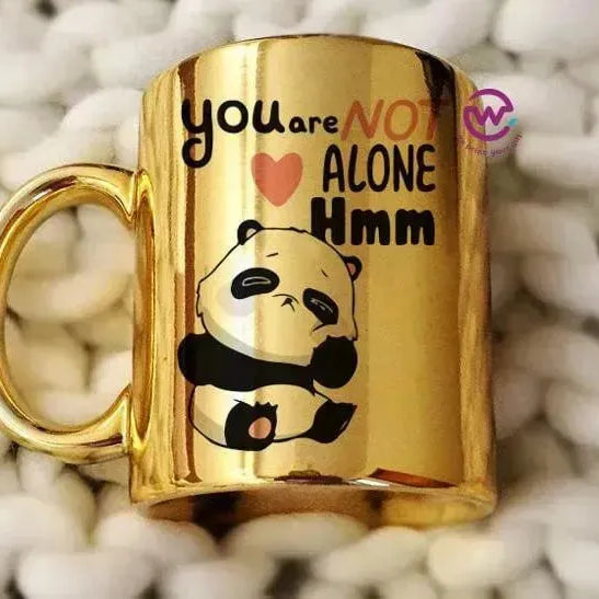 Mirror Ceramic Mug - panda - WE PRINT
