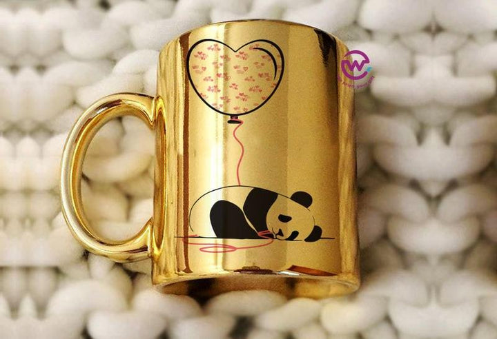 Mirror Ceramic Mug - panda - weprint.yourgift