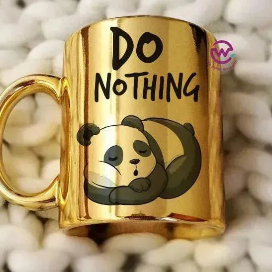 Mirror Ceramic Mug - panda - WE PRINT