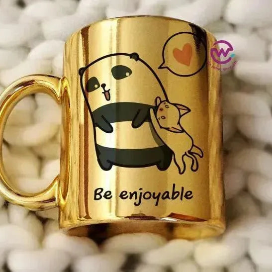 Mirror Ceramic Mug - panda - WE PRINT