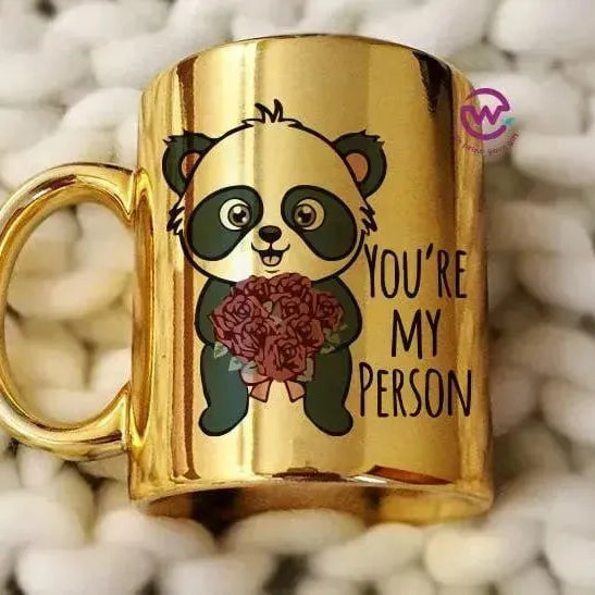 Mirror Ceramic Mug - panda - WE PRINT