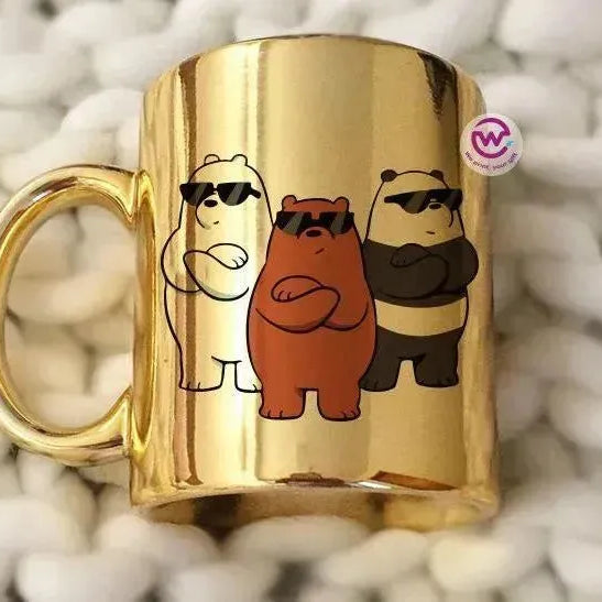 Mirror Ceramic Mug - three bears - WE PRINT