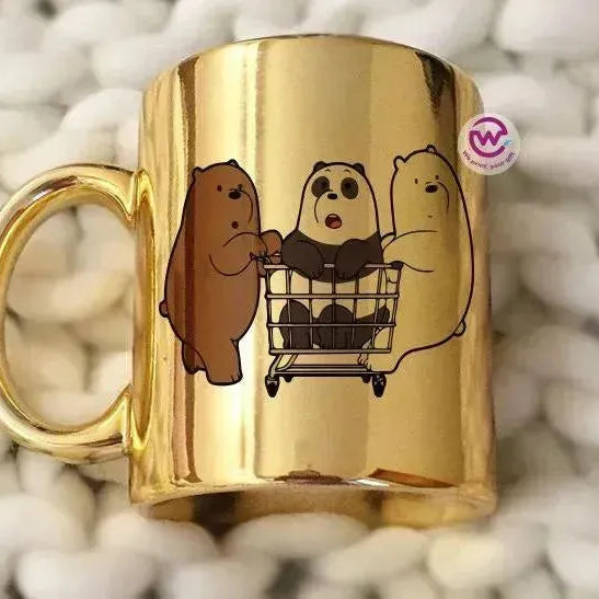 Mirror Ceramic Mug - three bears - WE PRINT