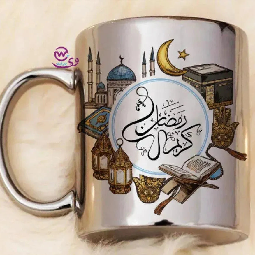 Mirror Ceramic - Silver Color -Ramdan-A - WE PRINT