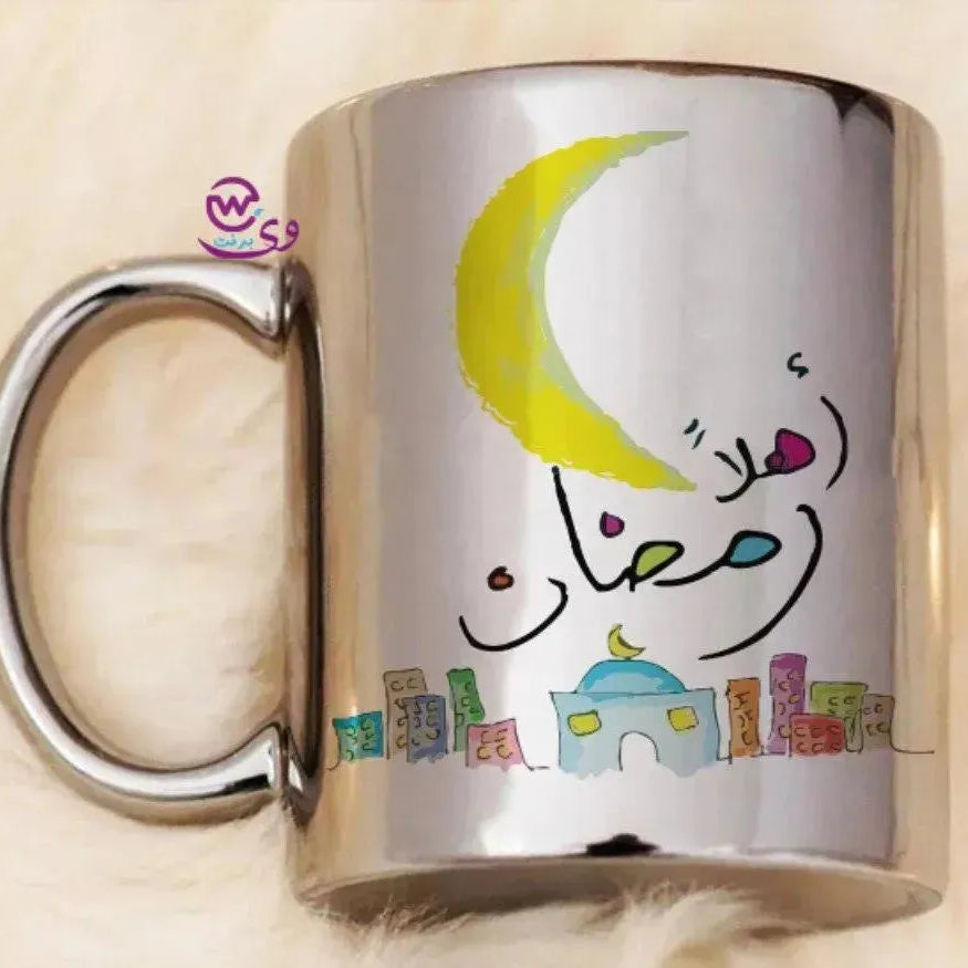 Mirror Ceramic - Silver Color -Ramdan-A - WE PRINT