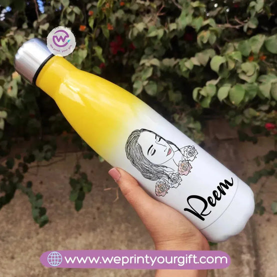 Mixed Color Thermal Bottle-English Names - WE PRINT