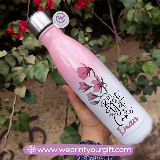 Mixed Color Thermal Bottle-Motivation - WE PRINT