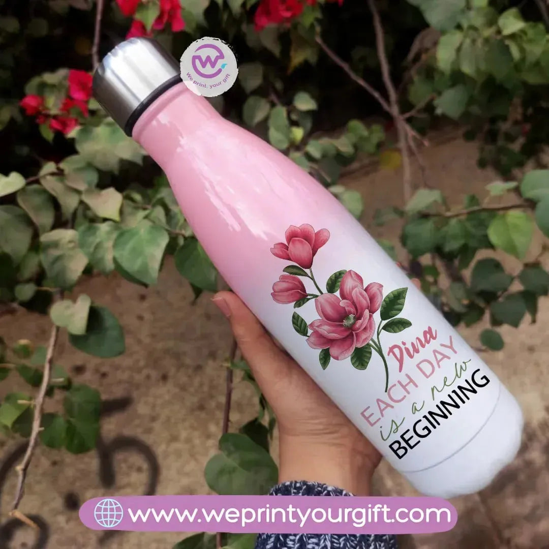 Mixed Color Thermal Bottle-Motivation - WE PRINT