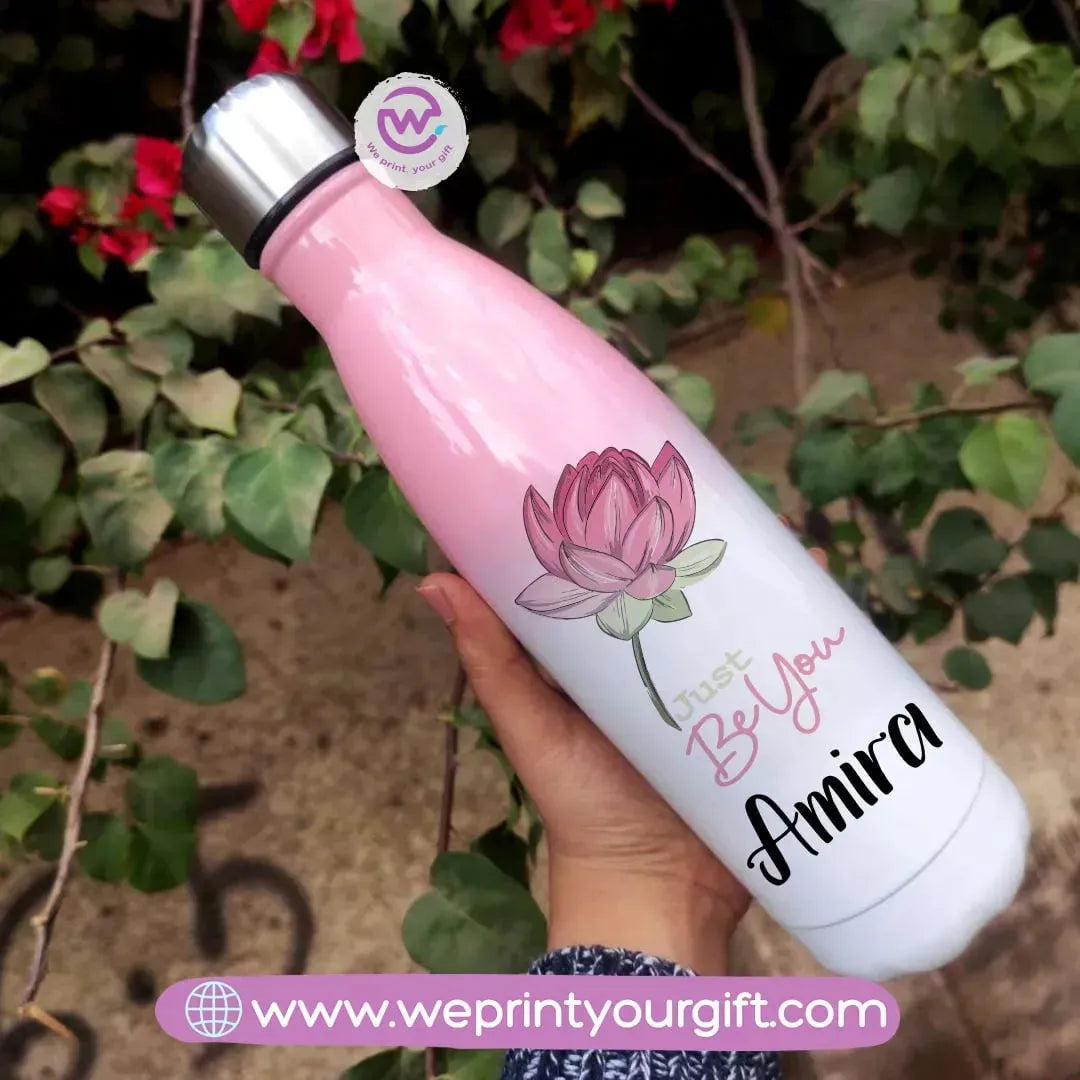 Mixed Color Thermal Bottle-Motivation - WE PRINT