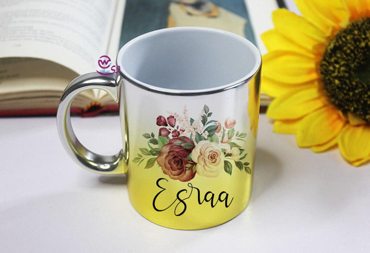 Mixed Colors Mug - English Names floral Designs - weprint.yourgift