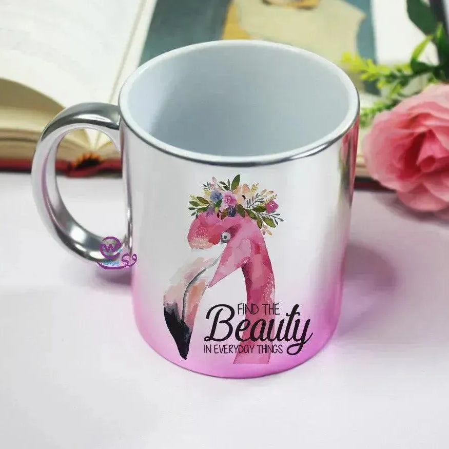 Mixed Colors Mug - Flamingos - WE PRINT