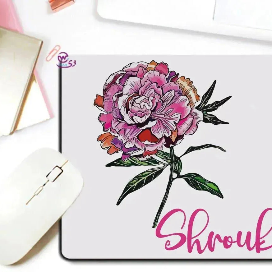 Mouse Pad - Floral Names - WE PRINT