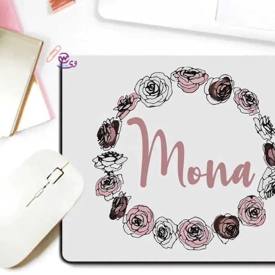 Mouse Pad - Floral Names - WE PRINT