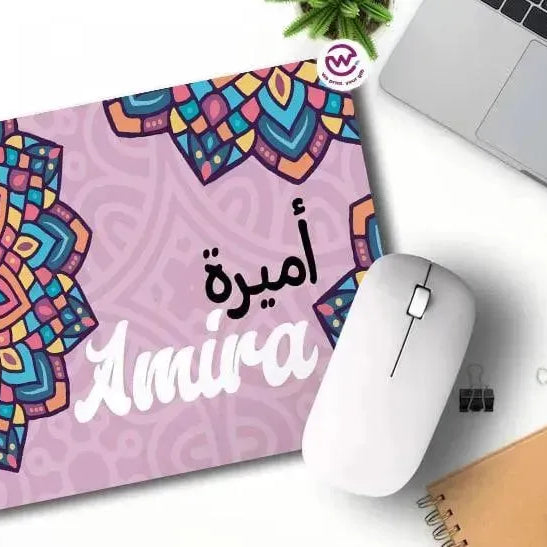 Mouse Pad - Mandala - Names - WE PRINT