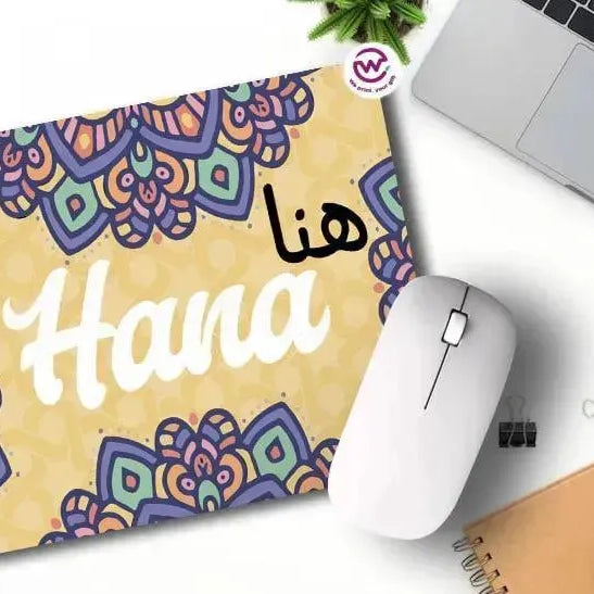 Mouse Pad - Mandala - Names - WE PRINT