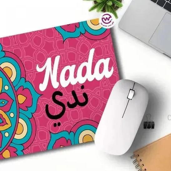 Mouse Pad - Mandala - Names - WE PRINT