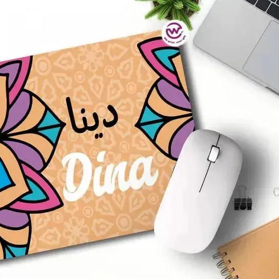 Mouse Pad - Mandala - Names - WE PRINT