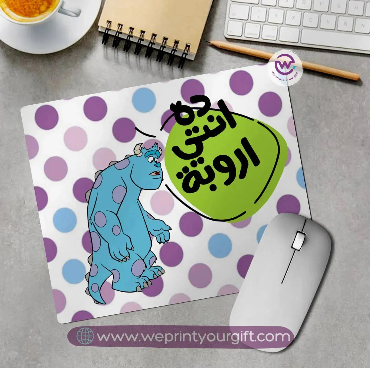 Mouse Pad- Monster INC. - WE PRINT