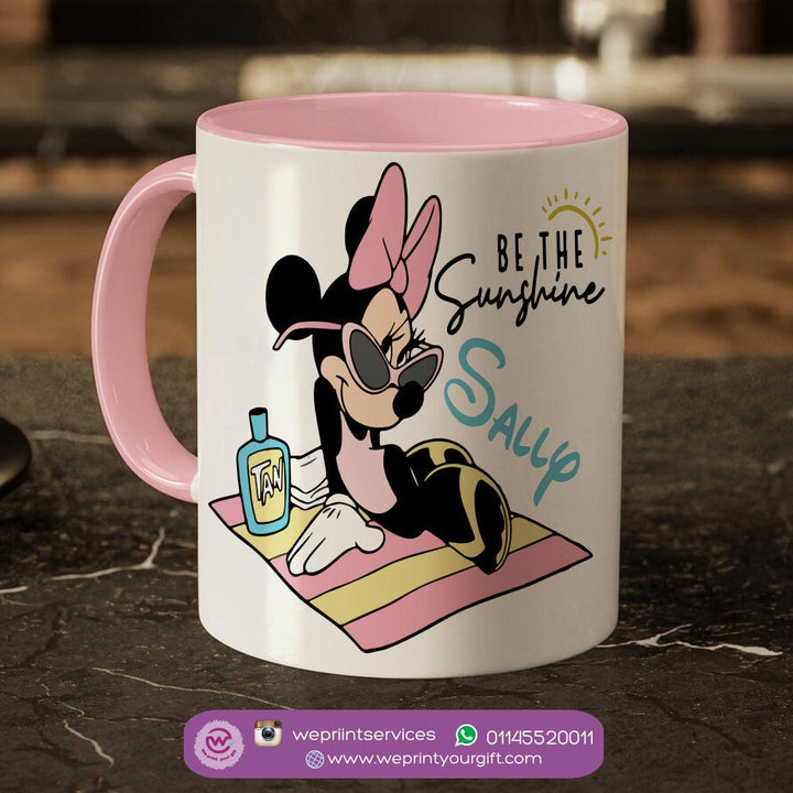 Mug-Colored Inside- Minnie Mouse - weprint.yourgift