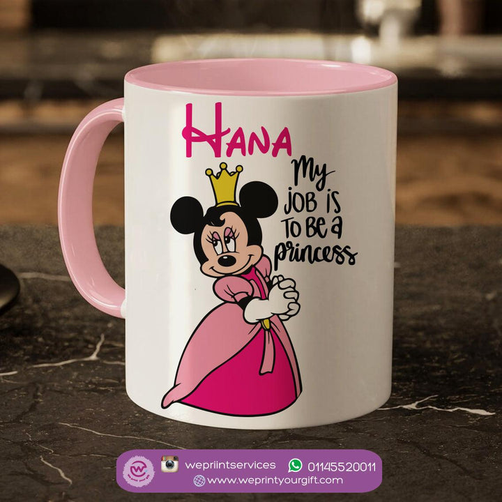 Mug-Colored Inside- Minnie Mouse - weprint.yourgift