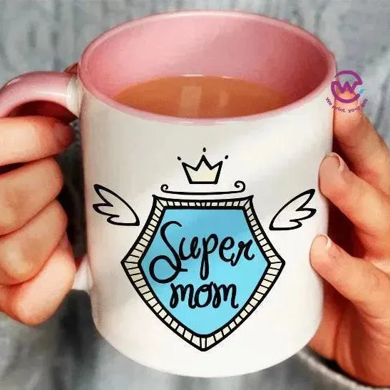 Mug-Colored Inside- Mom - WE PRINT