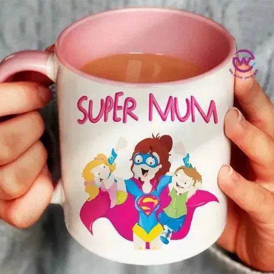 Mug-Colored Inside- Mom - WE PRINT