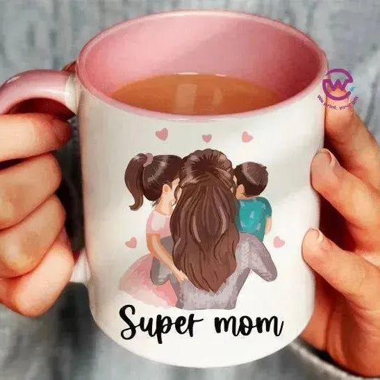 Mug-Colored Inside- Mom - WE PRINT
