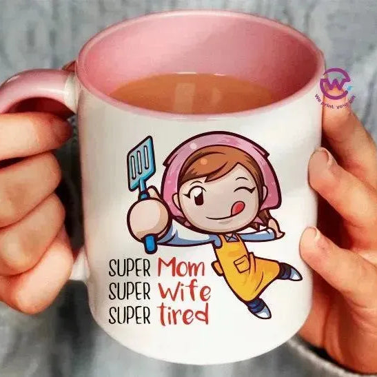Mug-Colored Inside- Mom - WE PRINT